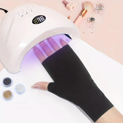 Soft Sunscreen Fingerless Gloves Elastic Casual Driving Cycling Short Ice Gloves