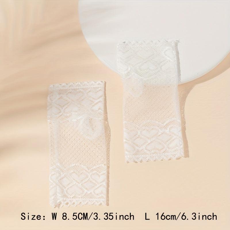 Lace Floral Short Fingerless Gloves for Women