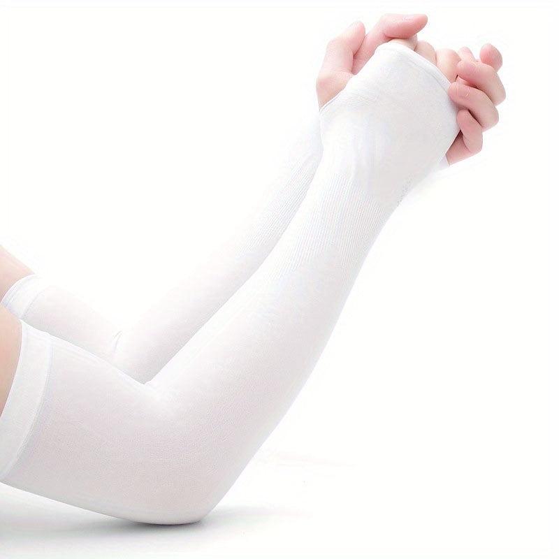 Sunproof Ice Sleeve Fingerless Gloves UV Protection for Summer