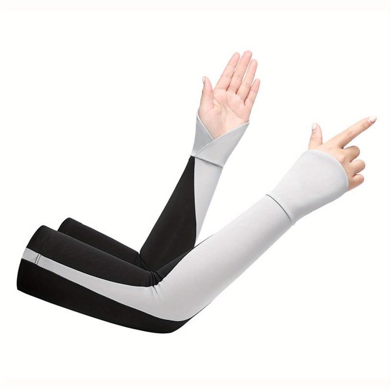 Block Ice Sleeves Long UV Protection Sleeves Outdoor Cycling Fishing Sunscreen
