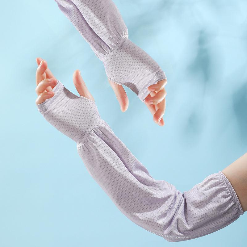 Ice Silk Sun Proof Sleeve Gloves Anti UV Guard