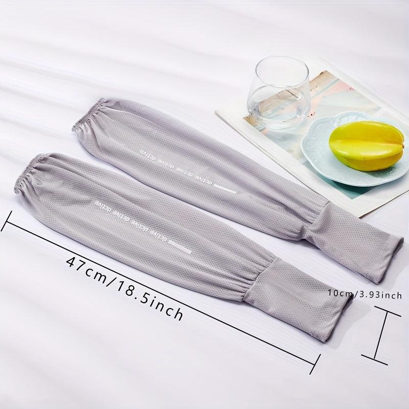 Ice Silk Sun Proof Sleeve Gloves Anti UV Guard