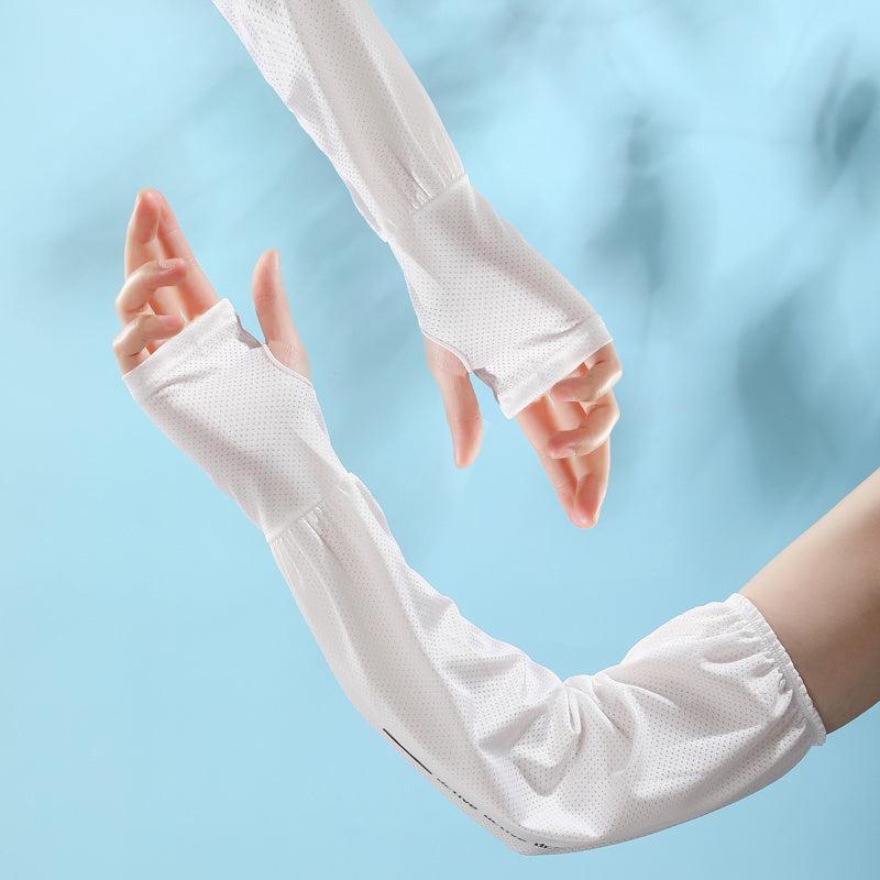 Ice Silk Sun Proof Sleeve Gloves Anti UV Guard