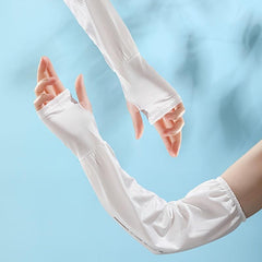 Ice Silk Sun Proof Sleeve Gloves Anti UV Guard