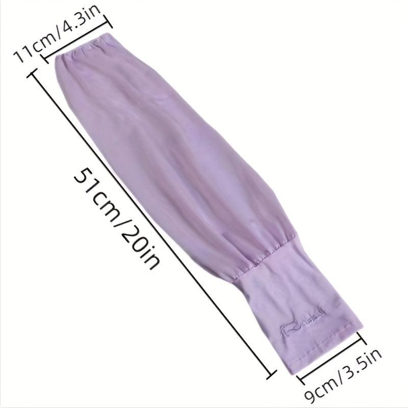 Rabbit Embroidery Ice Gloves Sunproof Sleeves For Women