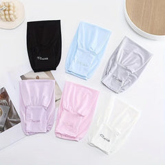 Rabbit Embroidery Ice Gloves Sunproof Sleeves For Women
