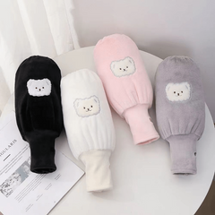 Winter Rabbit Print Long Sleeves Arm Warmer for Women Girls