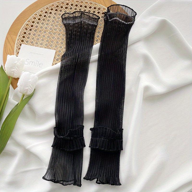 Lace Loose Sleeves Sunproof Gloves for Women