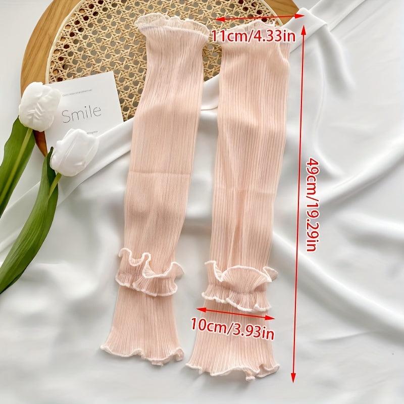 Lace Loose Sleeves Sunproof Gloves for Women