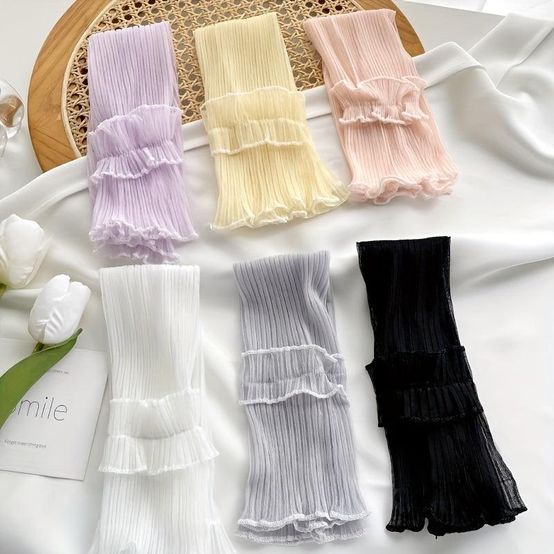 Lace Loose Sleeves Sunproof Gloves for Women