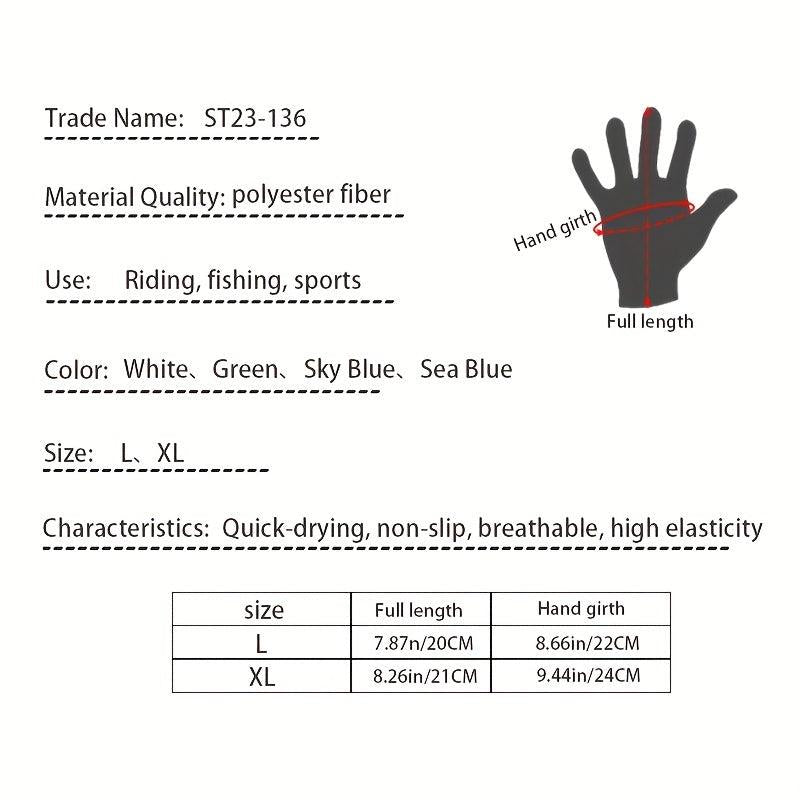 Ice Fishing Sunproof Fingerless Gloves for Sport