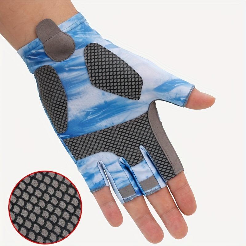 Ice Fishing Sunproof Fingerless Gloves for Sport