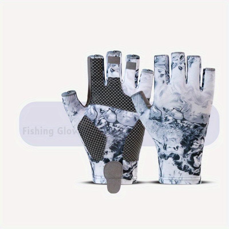 Ice Fishing Sunproof Fingerless Gloves for Sport