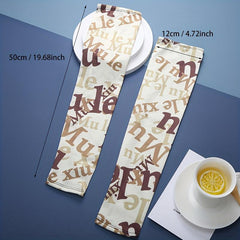 Letter Print Ice Silk Sleeves Unisex Sunscreen UV Protection Long Gloves
