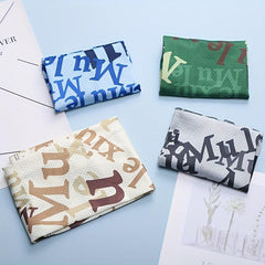 Letter Print Ice Silk Sleeves Unisex Sunscreen UV Protection Long Gloves
