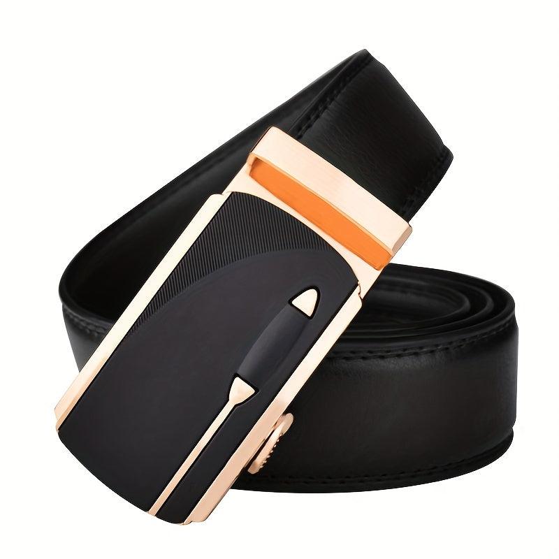 Men's Automatic Buckle Leather Belt High Belts For Men