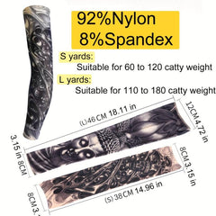Sunproof Tattoo Arm Sleeves UV Protection For Summer