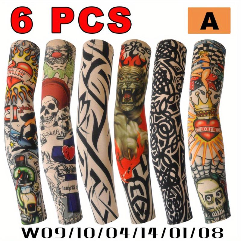Sunproof Tattoo Arm Sleeves UV Protection For Summer