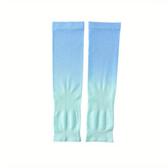 Gradient UV Protection Ice Sleeve for Summer Outdoor Driving Cycling Gloves