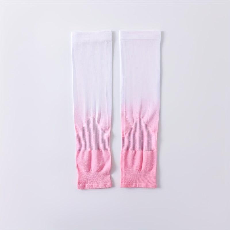 Gradient UV Protection Ice Sleeve for Summer Outdoor Driving Cycling Gloves
