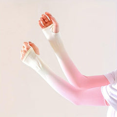 Gradient UV Protection Ice Sleeve for Summer Outdoor Driving Cycling Gloves
