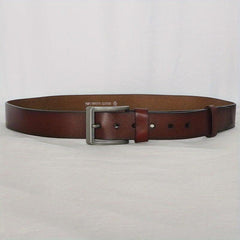 Men's Leather Belt Pin Buckle Casual Jeans Pants Waist Strap High Belt