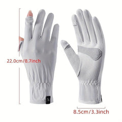 Casual Thin Breathable Sunscreen Gloves Elastic UV Protection