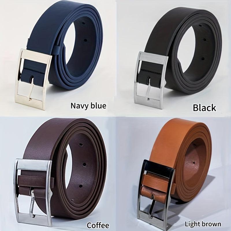 Men's Pin Buckle Belt - Multicolor Options