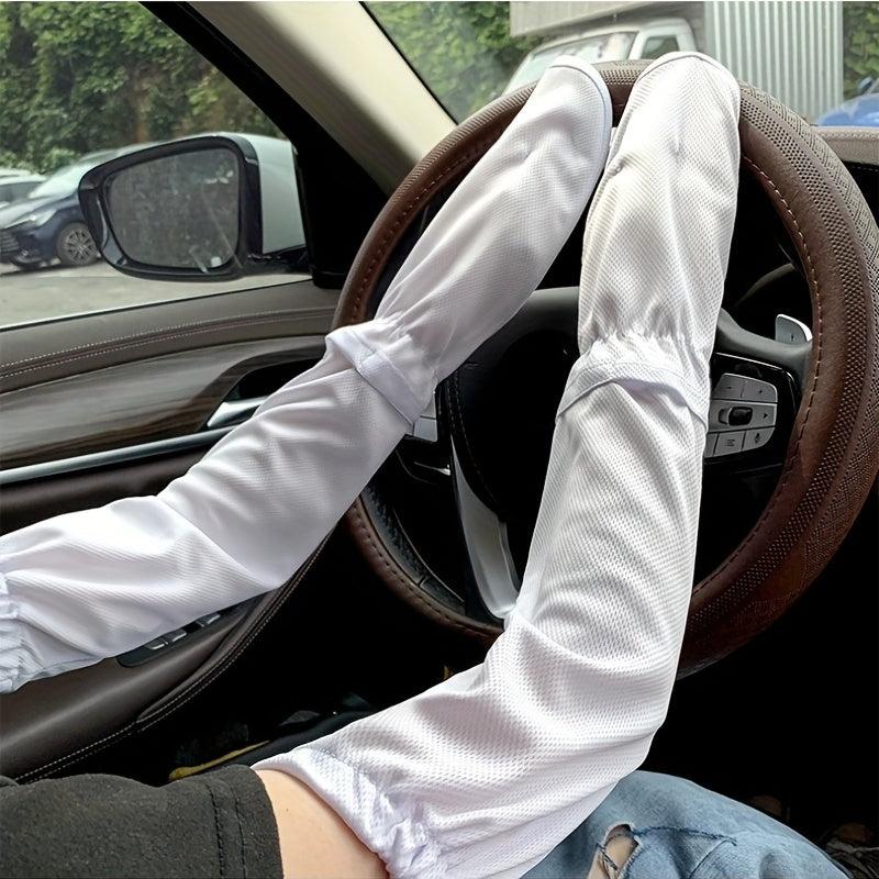 Women's Sunproof Ice Sleeves Driving Gloves Outdoor UV Protection Long Sleeves