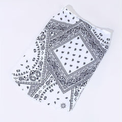 3pcs Paisley Print Sunproof Mask & Ice Sleeves Set Cycling Gear
