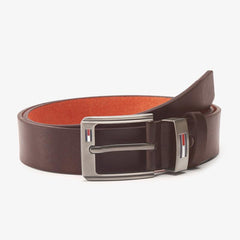 Men's PU Leather Square Buckle Pin Business Belt For Jeans