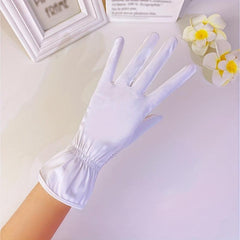 Ice Viscose Sunscreen Gloves Female UV Protection Touch Screen Anti Gloves