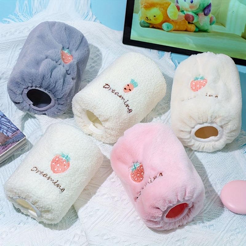 Embroidered Plush Sleeves Baby Student Warm Winter Elasticity