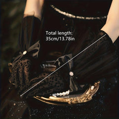 Retro Hepburn Style Lace Gloves Bow Breathable Gloves