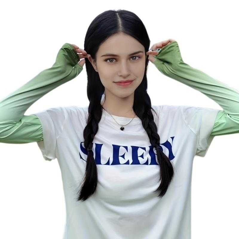 Gradient Sunproof Arm Sleeves for Summer Outdoor Activities