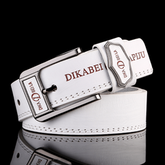 Men's PU Leather Buckle Belt for Party Holiday Business