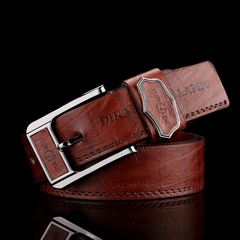 Men's PU Leather Buckle Belt for Party Holiday Business
