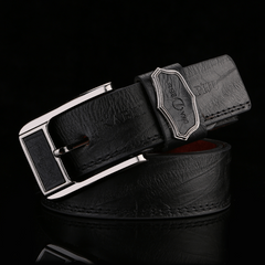 Men's PU Leather Buckle Belt for Party Holiday Business