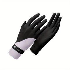 Ice Silk Gloves Breathable Sunscreen Driving Non-slip Touch Screen Gloves