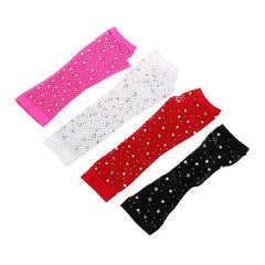 Fishnet Sleeves Elastic Mesh Sleeve Party Punk Decorative Sleeve