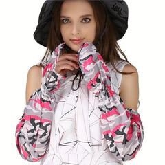 Camouflage Sunscreen Long Sleeve UV Protection Arm Protection