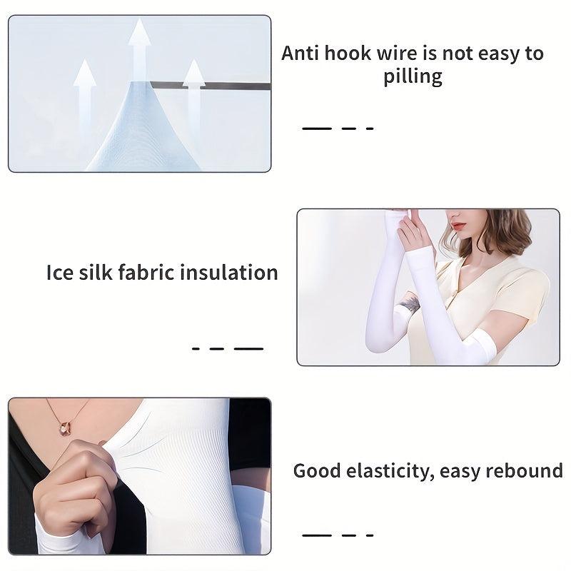 Sunscreen Ice Sleeves UV Protective Long Arm Sleeves