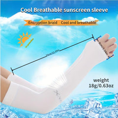 Sunscreen Ice Sleeves UV Protective Long Arm Sleeves