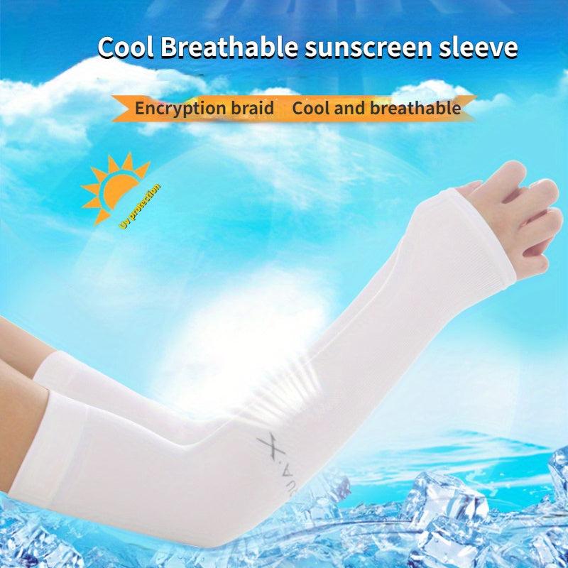 Sunscreen Ice Sleeves UV Protective Long Arm Sleeves
