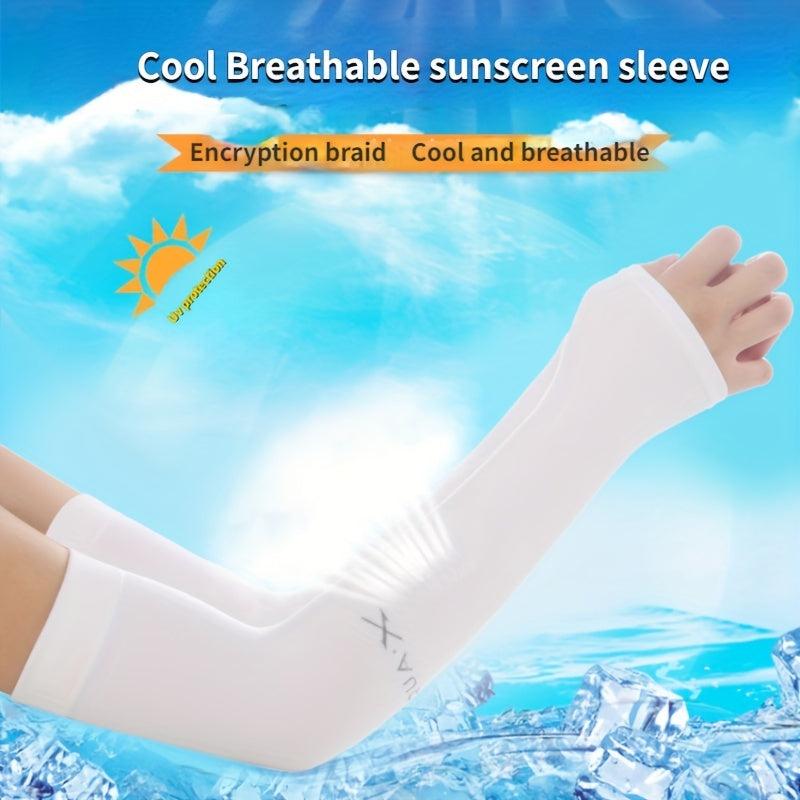 Sunscreen Ice Sleeves UV Protective Long Arm Sleeves
