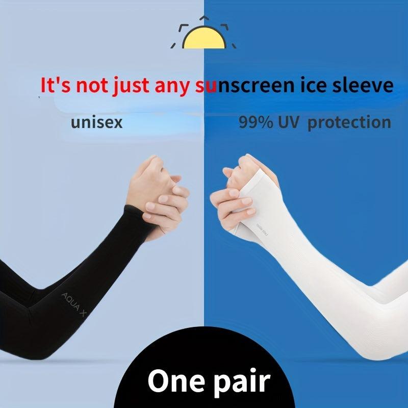 Sunscreen Ice Sleeves UV Protective Long Arm Sleeves