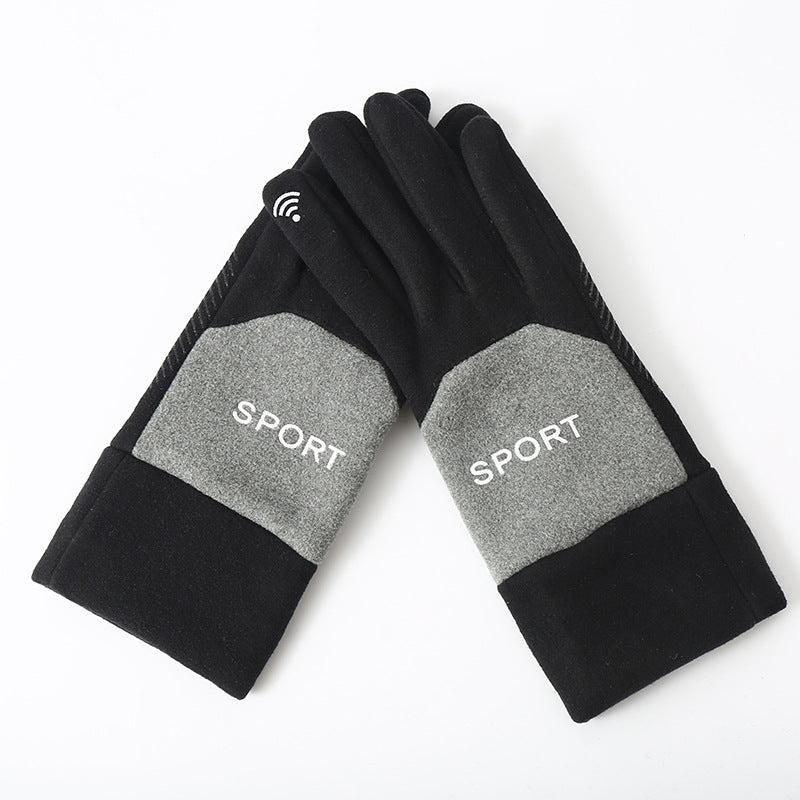 Women's Warm Fleece Touch Screen Gloves Cold Proof