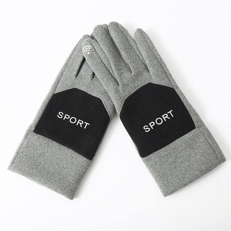 Women's Warm Fleece Touch Screen Gloves Cold Proof