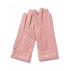 Women Winter Thin Gloves Grommet Biker Touchscreen Gloves