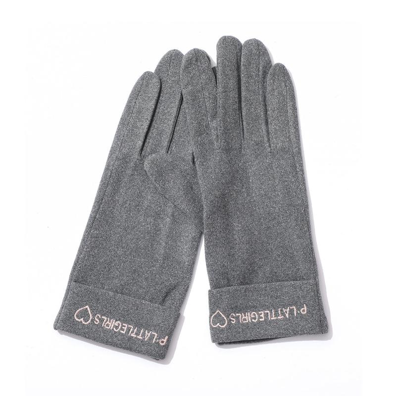 Women Winter Thin Gloves Grommet Biker Touchscreen Gloves